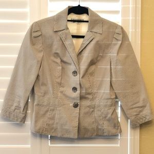 Kay Unger New York 3/4 sleeve fitted blazer